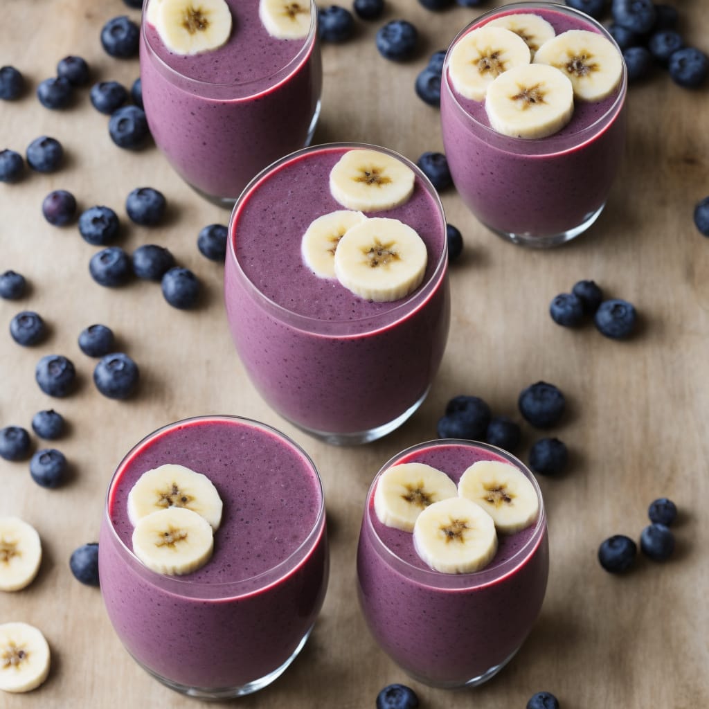 Blueberry & Banana Power Smoothie Recipe | Recipes.net