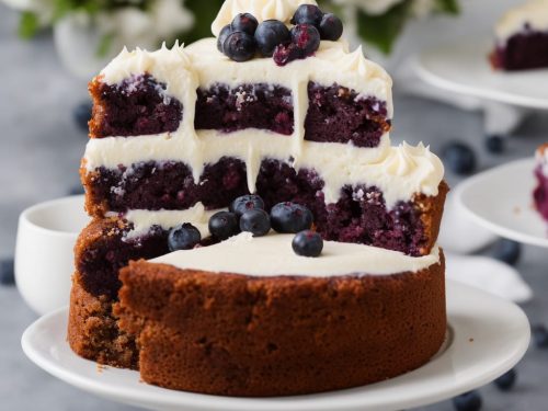 Blueberry Cake with Cream Cheese Frosting