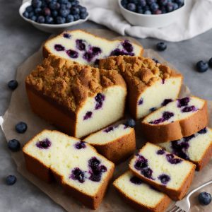 Mini Blueberry Cream Cheese Pound Cake - Zesty South Indian Kitchen