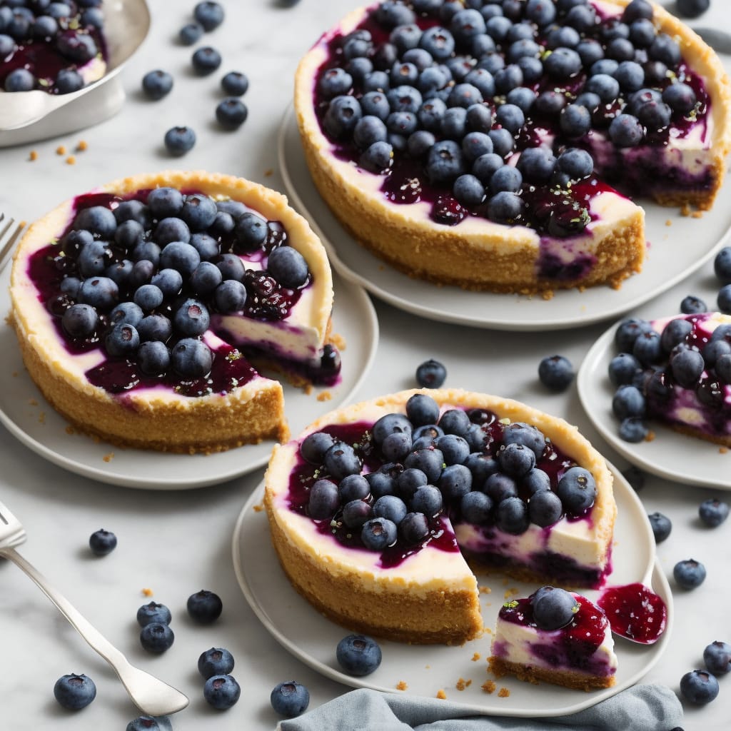 Blueberry & Lime Cheesecake