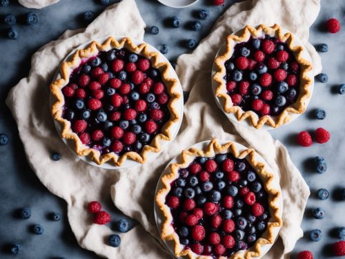 Blueberry Pie with Frozen Berries