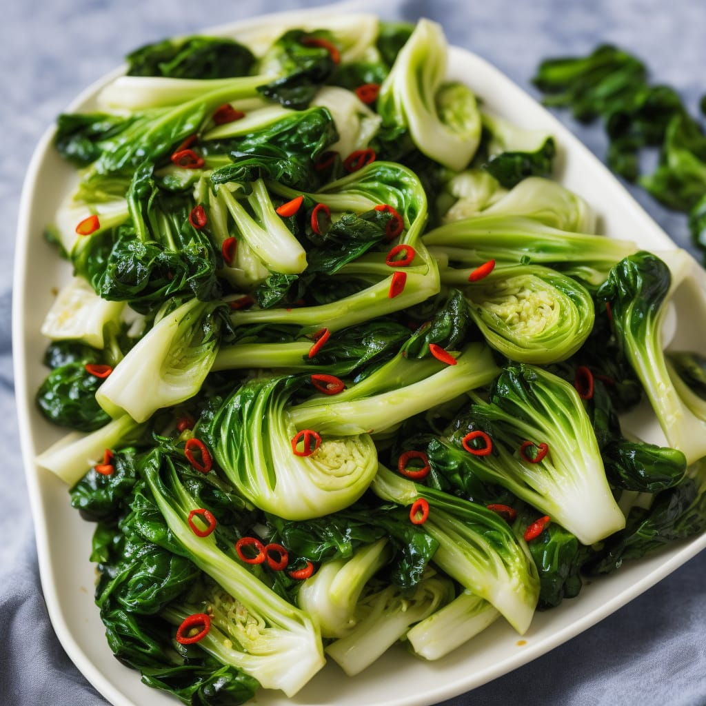 Bok Choy with Oyster Sauce & Chilli