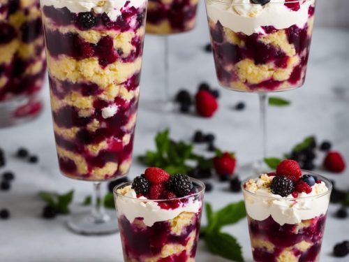 Boozy Berry & Elderflower Trifle