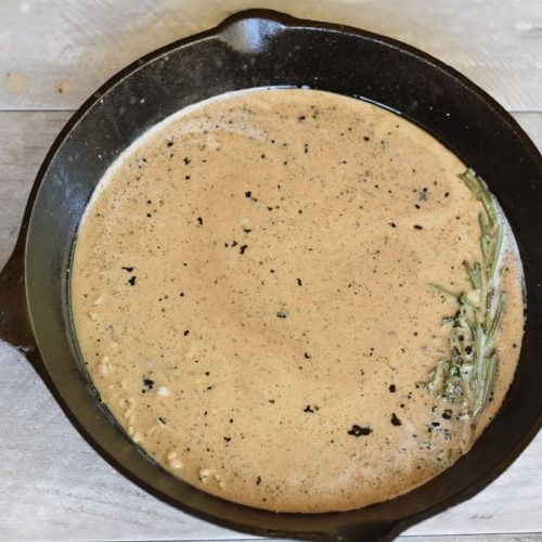 Bourbon Pepper Pan Sauce Recipe