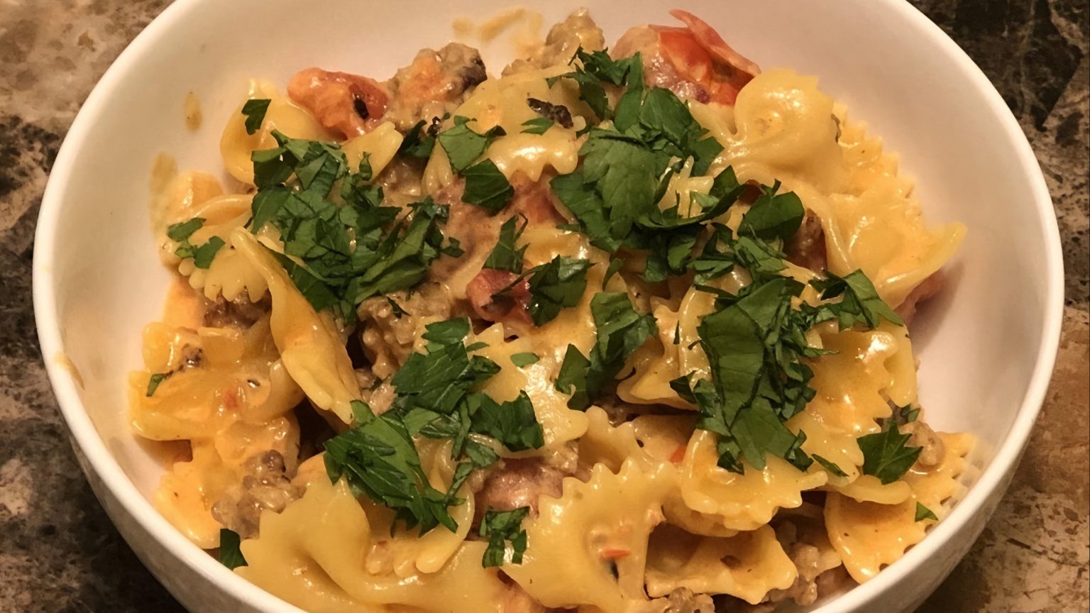 Bow Tie Pasta with Sausage and Peppers Recipe