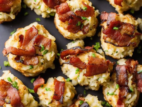 Braised Bacon with Colcannon Cakes