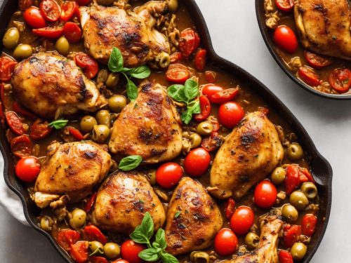 Braised Chicken with Olives and Tomatoes