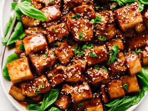 Braised Pork Belly with Thai Basil & Tofu