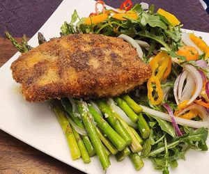 Breaded Pan-Fried Salmon Recipe