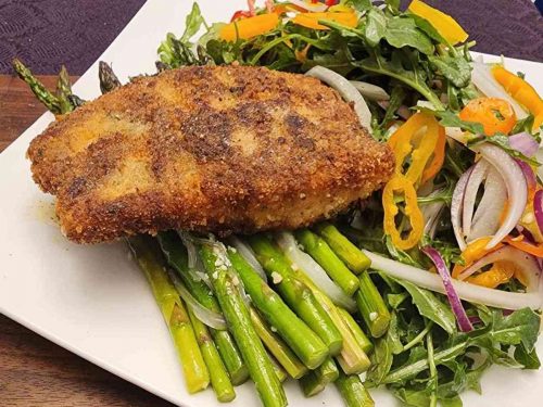 Breaded Pan-Fried Salmon Recipe