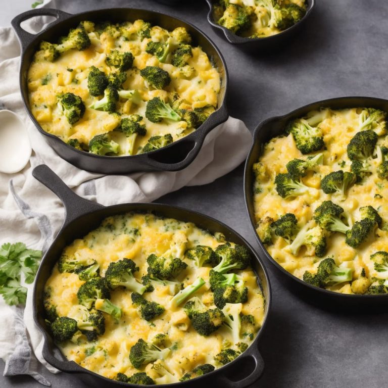 Broccoli Cauliflower Cheesy Pasta Bake Recipe - Recipes.net