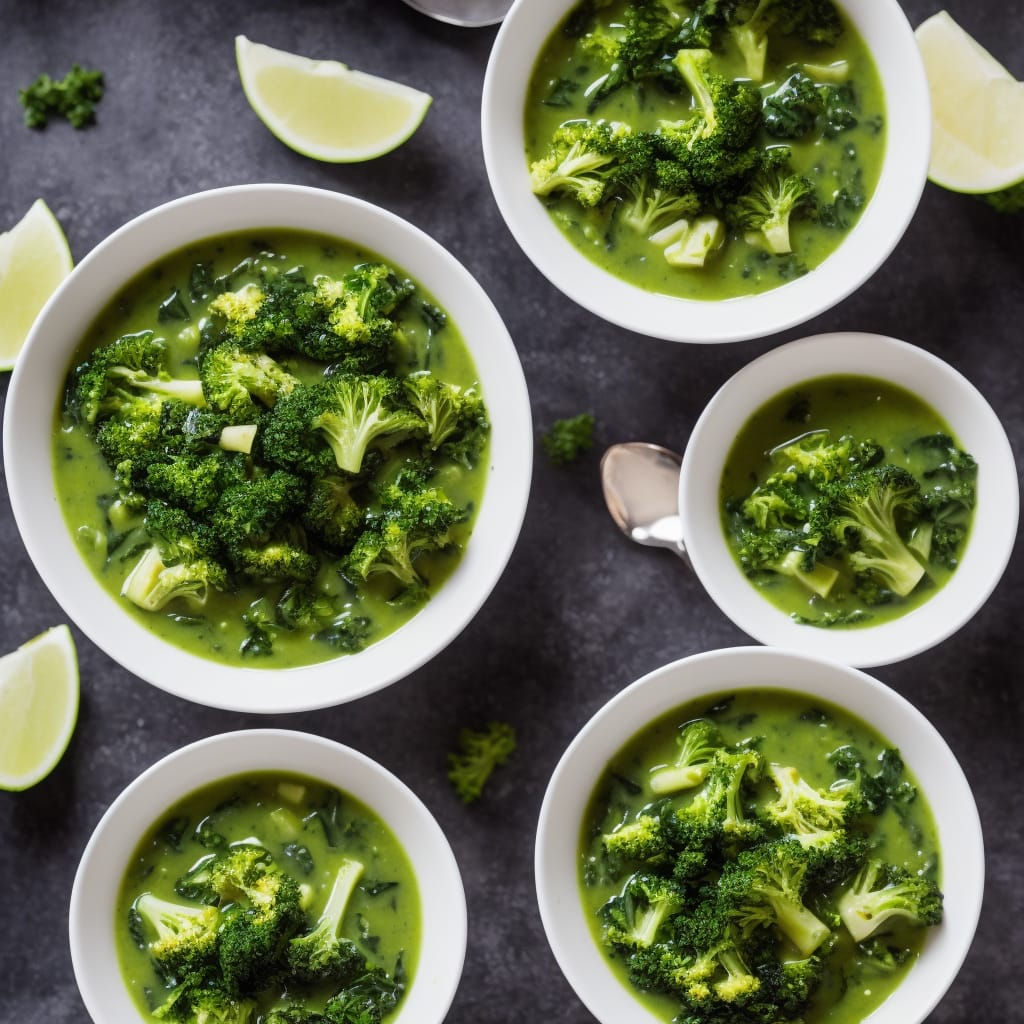 Broccoli and Kale Green Soup