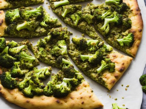 Broccoli Pesto Pizza