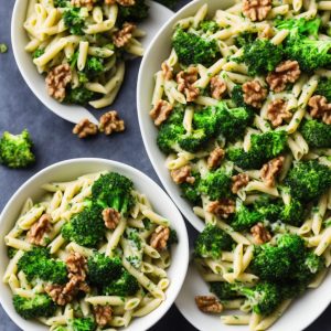 Broccoli, Walnut, and Blue Cheese Pasta