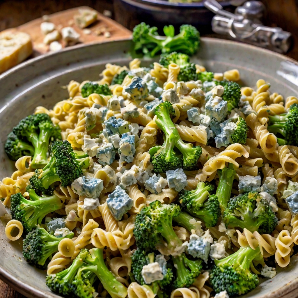 Broccoli, Walnut, and Blue Cheese Pasta
