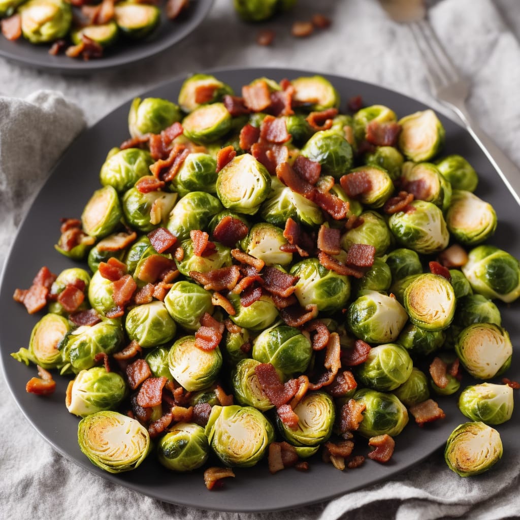 Brussels Sprouts with Bacon & Chestnuts