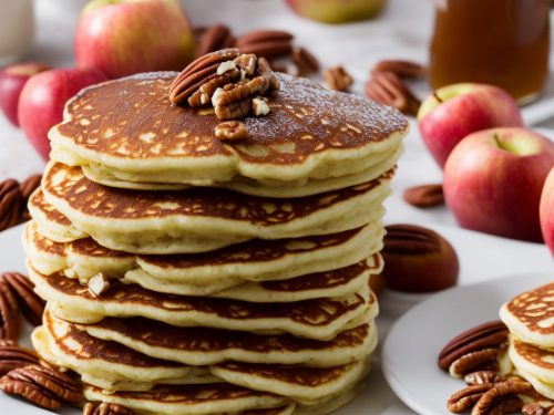 Buttermilk Pancakes with Maple Apples & Pecans