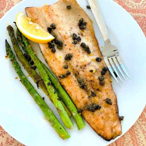 Buttery Trout with Capers Recipe