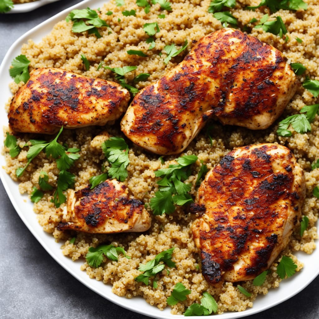 Cajun Spiced Chicken with Quinoa Recipe | Recipes.net