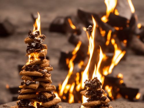 Campfire S'mores in a Cone Recipe