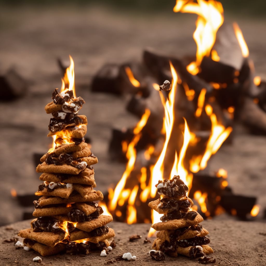 Campfire S'mores in a Cone Recipe