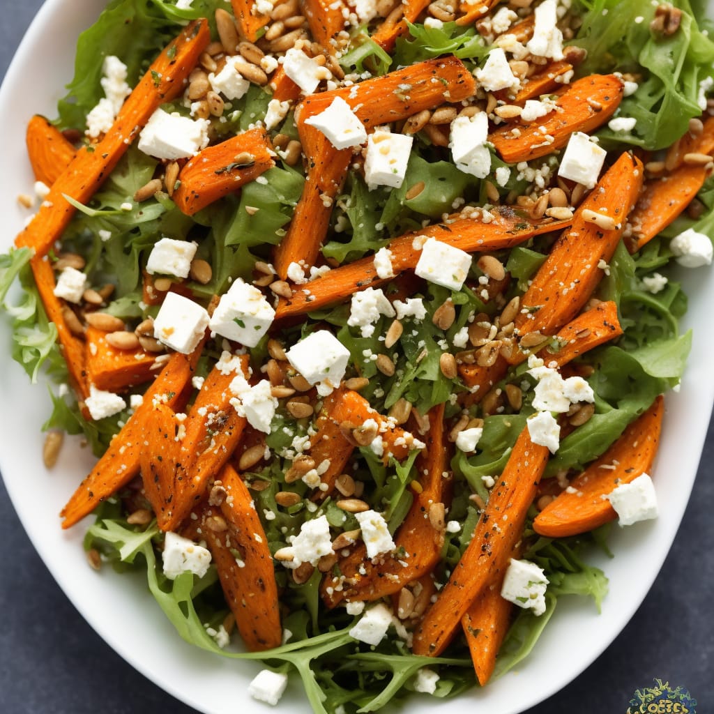 Caraway-Roasted Carrot & Feta Salad