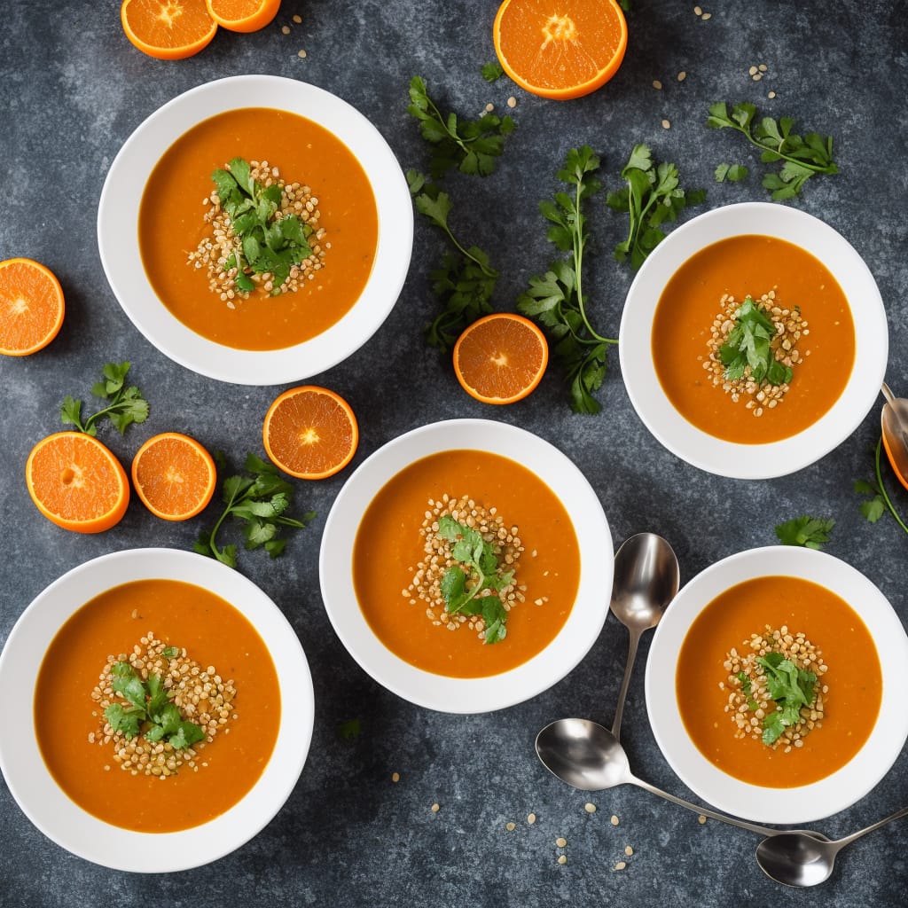 Carrot, Lentil & Orange Soup