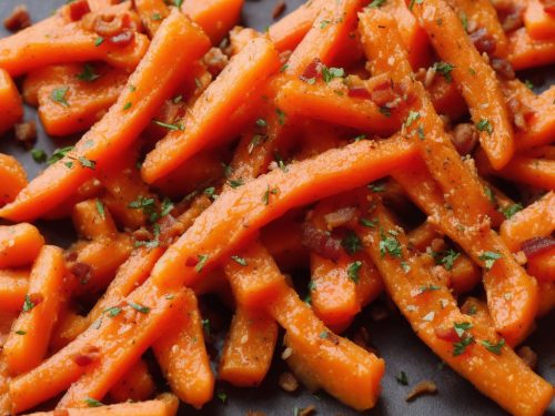 Carrots with Bacon & Marmalade Butter