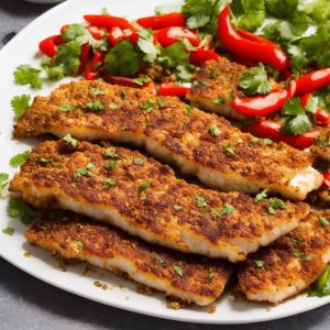 Cashew, Chilli & Lime-Crusted Fish