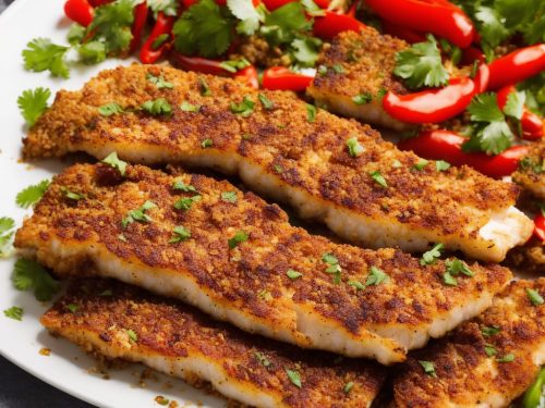 Cashew, Chilli & Lime-Crusted Fish