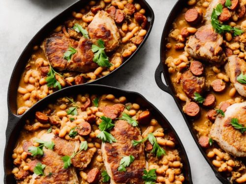 Cassoulet of Bacon & Toulouse Sausage with Confit Pheasant