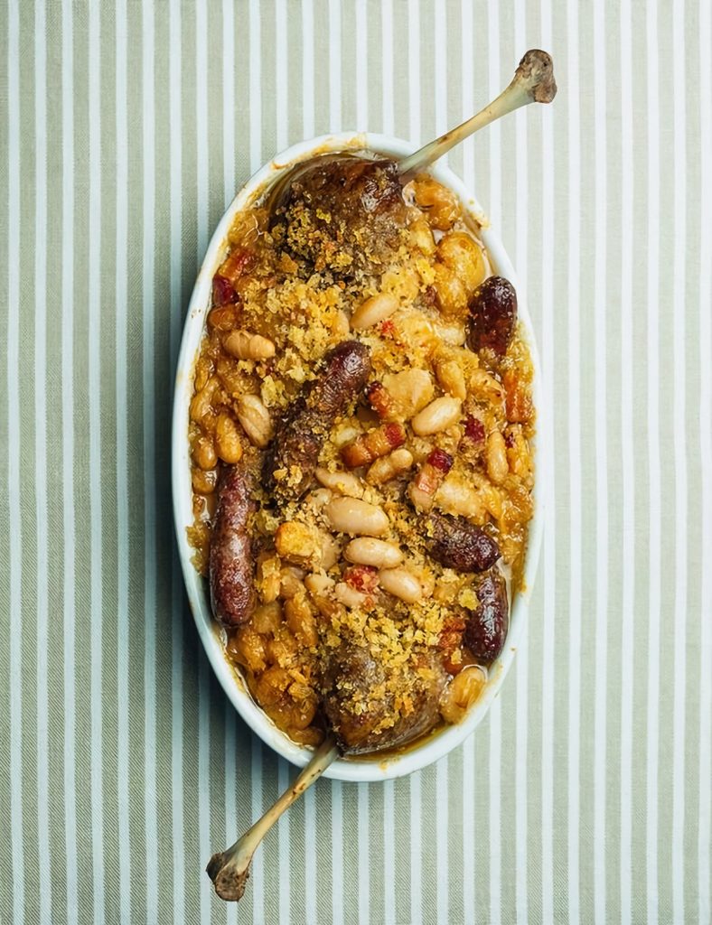 Cassoulet of Bacon & Toulouse Sausage with Confit Pheasant