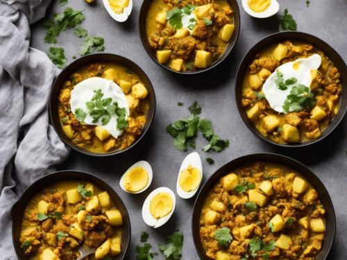 Cauliflower, Egg & Potato Curry