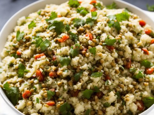 Cauliflower, Rice & Lentil Salad