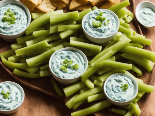 Celery Sticks with Blue Cheese Dip