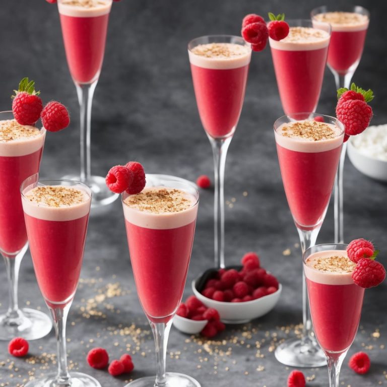 Champagne & Raspberry Possets Recipe
