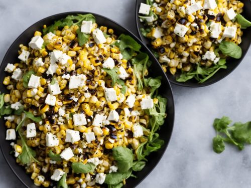 Charred Corn & Feta Salad