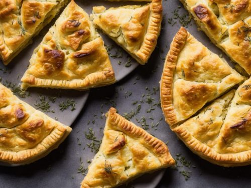 Cheddar Cheese & Shallot Pie with Fennel Seed Pastry