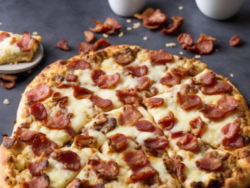 Cheese & Bacon Scone Pizza