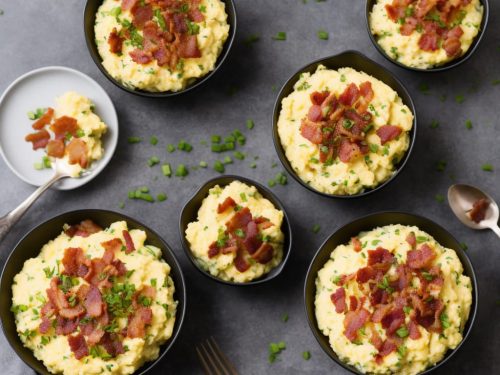 Cheese & Chive Mash with Bacon