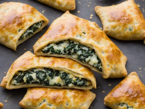 Cheese & Spinach Pasties