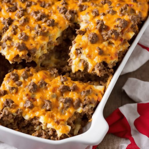 Easy Cheeseburger Casserole Recipe - Recipes.net