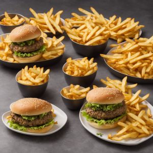 Cheeseburger & chips