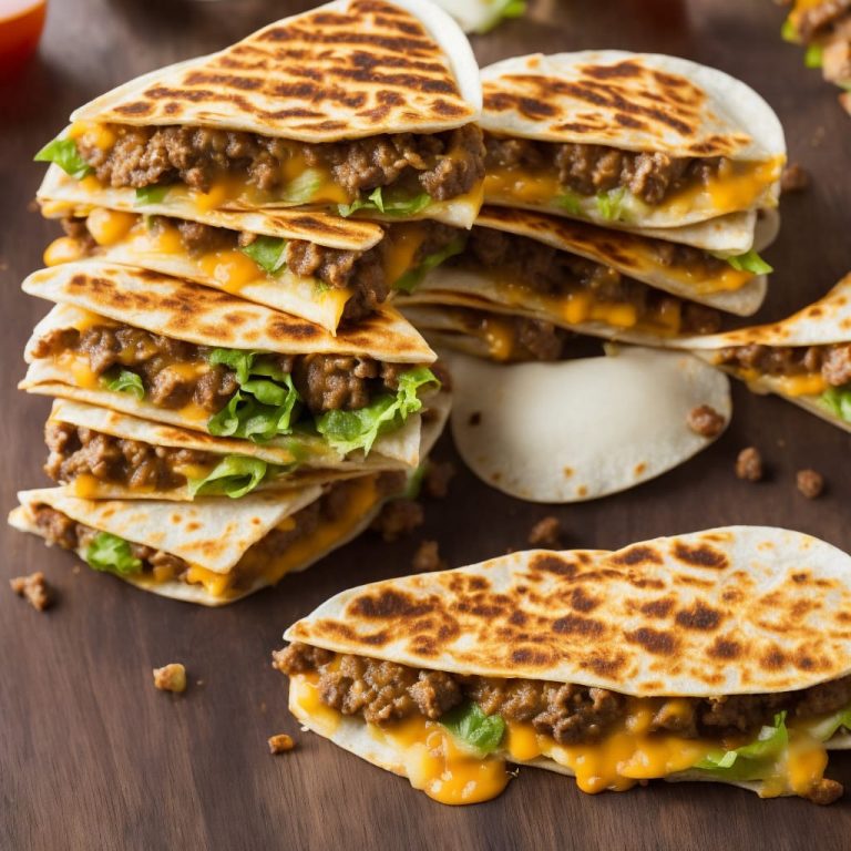 Cheeseburger Quesadilla Recipe