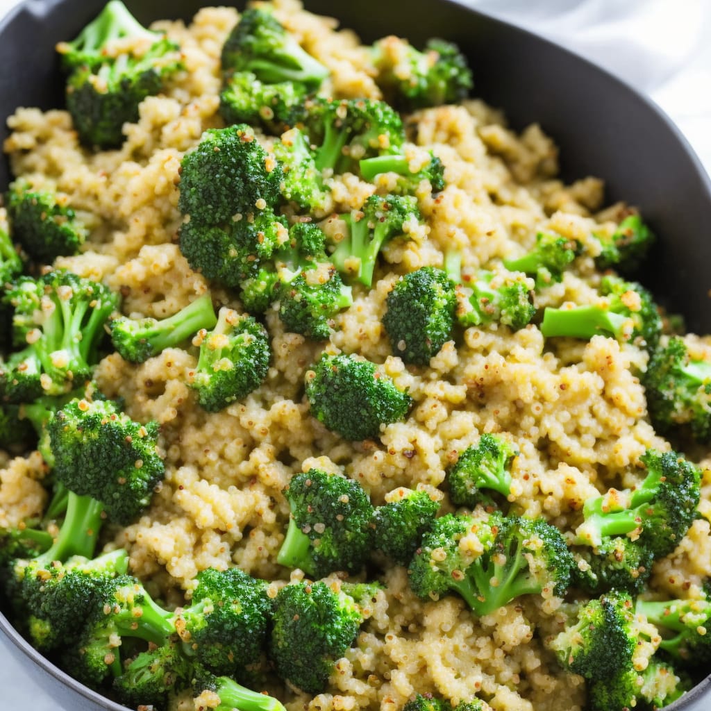 Cheesy Broccoli Quinoa Recipe