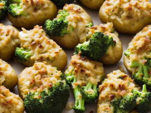 Cheesy Broccoli-Stuffed Potatoes