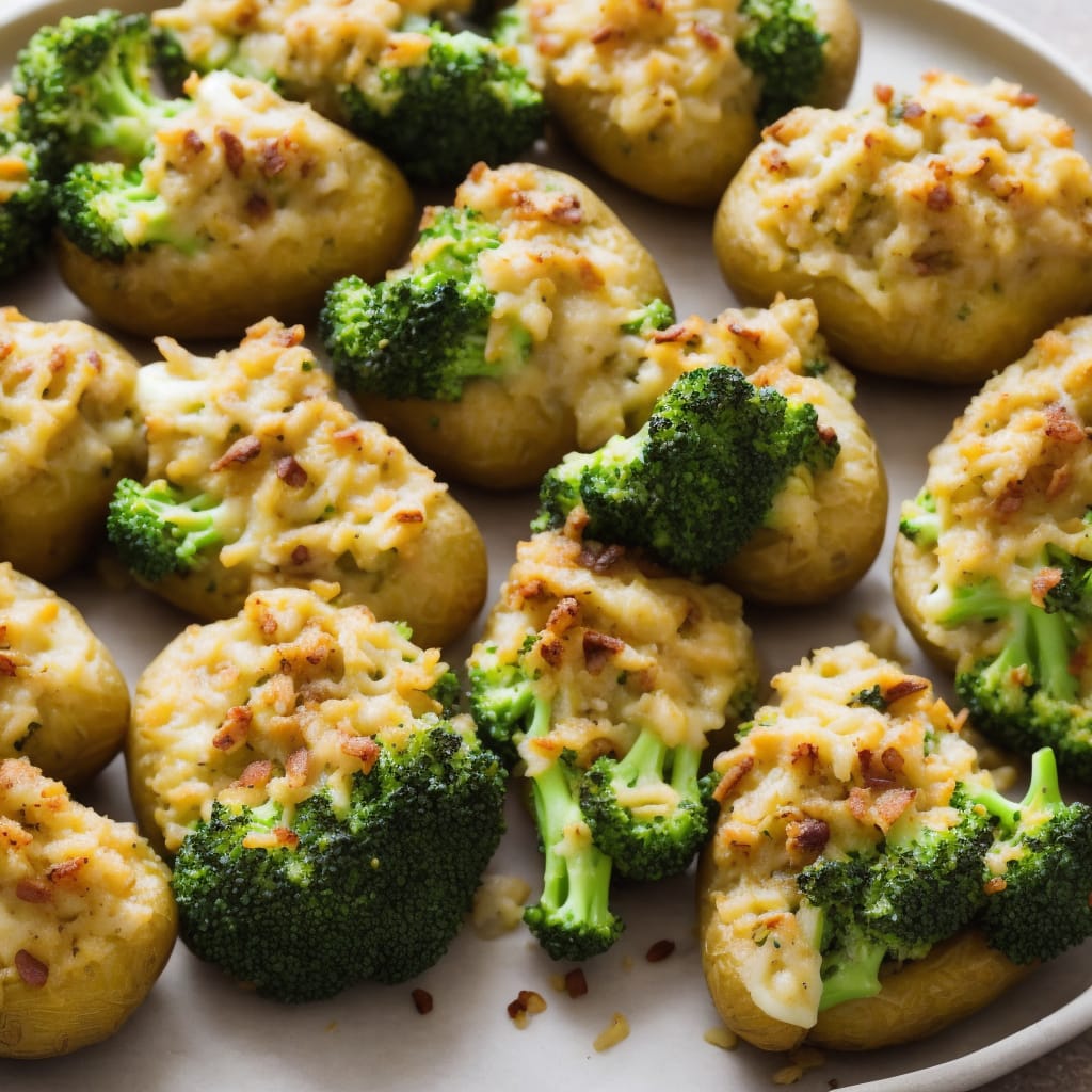 Cheesy Broccoli-Stuffed Potatoes