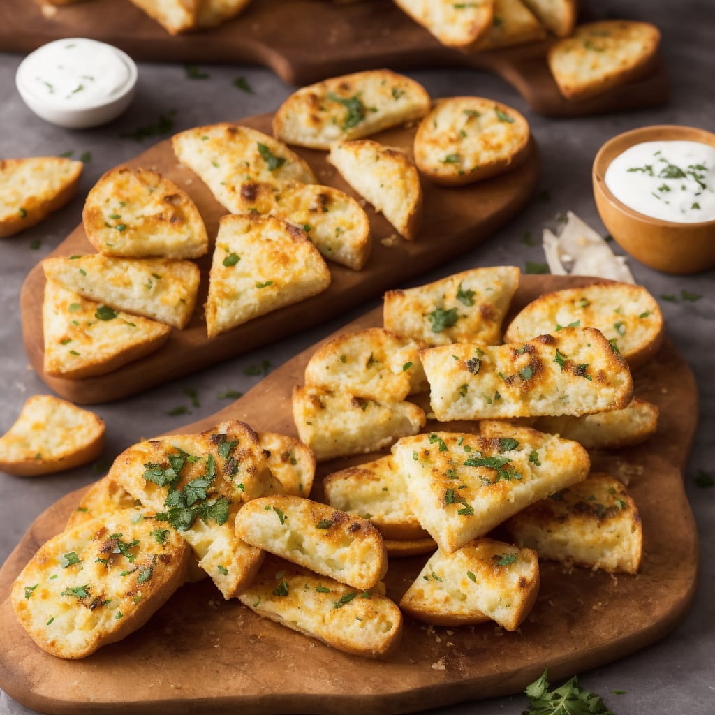 Cheesy Garlic Bread Wedges