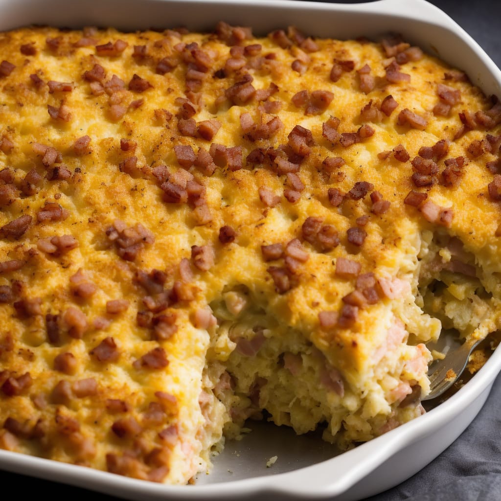 Cheesy Ham and Hash Brown Casserole Recipe | Recipes.net