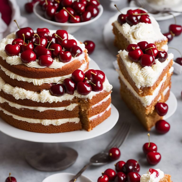 Cherry Bakewell Cake Recipe | Recipes.net